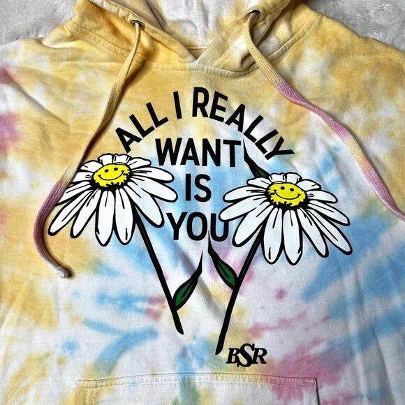NEW By Samii Ryan All I Really Want Tie Dye Hoodie Women’s S - Picture 3 of 8